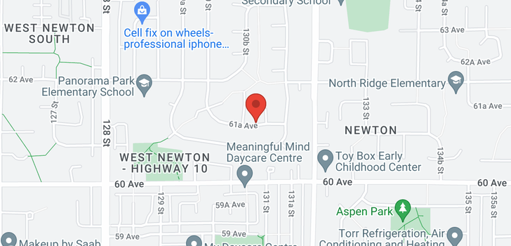map of 13094 61A AVENUE